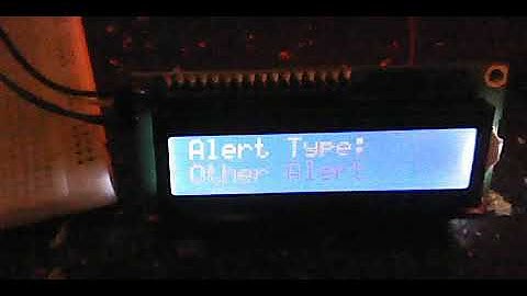 Non-Bluetooth iPhone LCD Notification System
