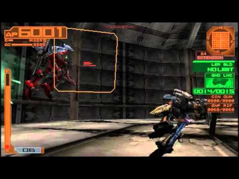 Armored Core 3 Portable Psp Defeating Ace Youtube