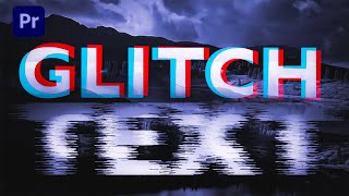 How to Create GLITCH Text Effect Adobe Premiere Pro 2021 tutorial screenshot 5