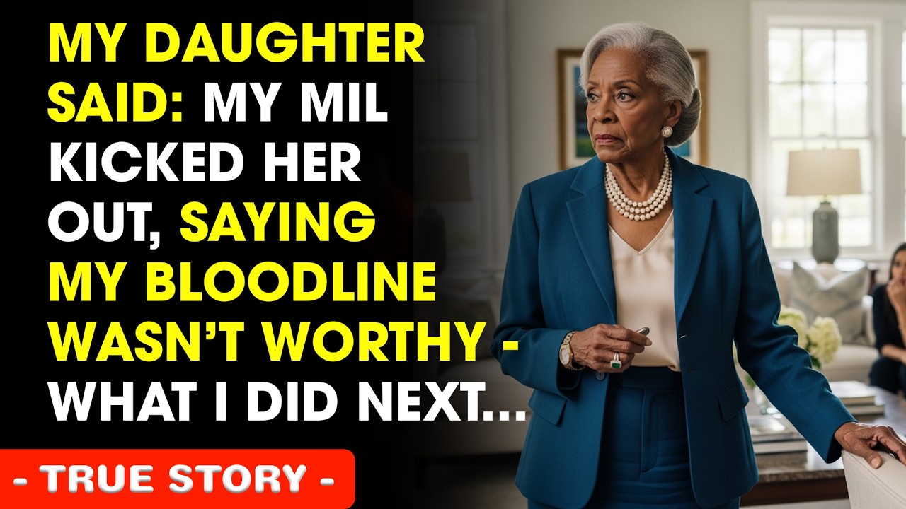 My daughter said: My MIL kicked me out, saying my bloodline wasn’t worthy — what I did next...