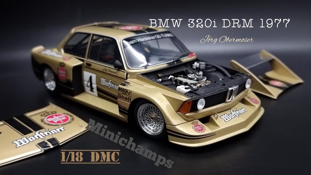 BMW 320i • Jörg Obermoser • DRM 1977 - Minichamps 1/18 - YouTube