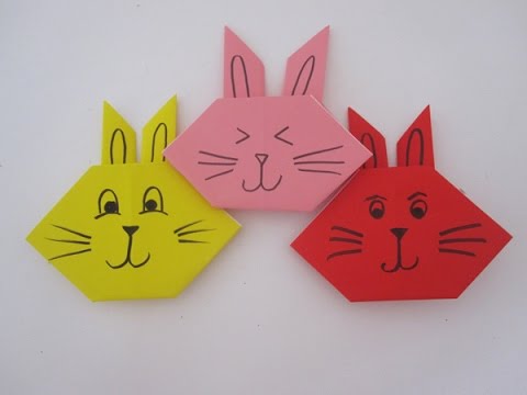 Como hacer Un Conejo de papel Papiroflexia |Origami |Easy|Facil ...