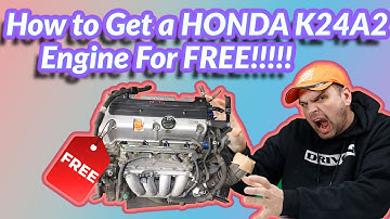 How to Get a Honda K24A2 Engine for Free!!!! 2006 Acura TSX Teardown