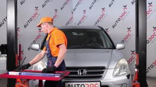 Πώς θα αντικαταστήσετε Μάκτρο καθαριστήρα HONDA CR-V II (RD_) - εγχειριδιο