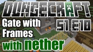 Tekkit: DungeCraft - How To: Working Gate with RedPower Frames (2 of 3) - S1 E10