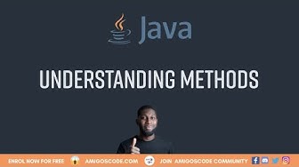 Understanding Methods