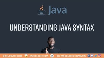Understanding Java Syntax