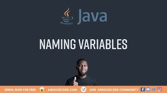 Naming Variables