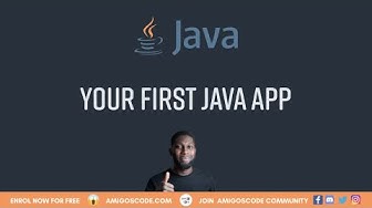 Your First Java App