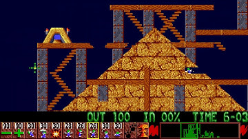 Lemmings (Commodore AMIGA) Fun - Level 29 - worra lorra Lemmings