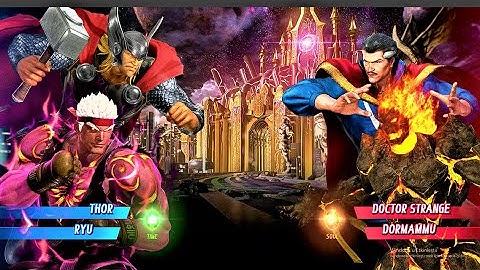 MARVEL VS CAPCOM: INFINITE /THOR & RYU VS DOCTOR STRANGE & DORMAMMU#hulksmash #gaming
