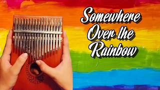 Somewhere Over the Rainbow Kalimba Cover (with Numbered Notation Tabs) Resimi