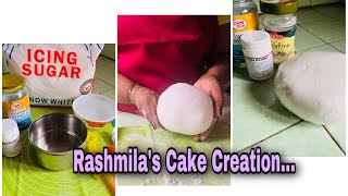 Fondant recipe to make a fondant topper... ෆොන්ඩන්ට් ටෝපර් සෑදිමට ගත හැකි ෆොන්ඩන්ට් ‍රෙසිපි එකක්