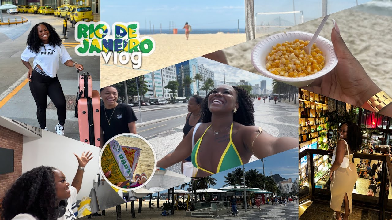vlog/ CHEGUEI NO RIO DE JANEIRO+AS DUAS PRIMEIRAS NOITES✈️🤳🏽💃🏽
