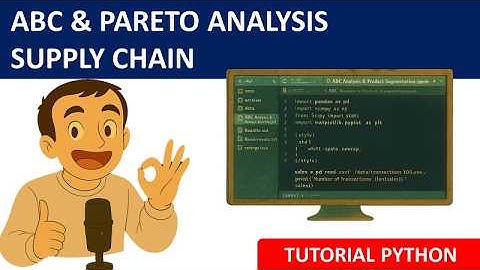 Tutorial Supply Chain Analytics with Python  - ABC Analysis (Full Tutorial)