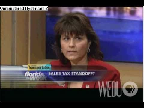 Karen Jaroch and Mayor Pam Iorio on the sales tax ...