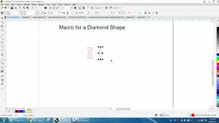 Corel Draw Tips & Tricks Macro for a Diamond shape
