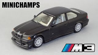 1992 BMW 3-Series M3 Coupe E36 || Minichamps || Масштабная модель автомобиля 1:43
