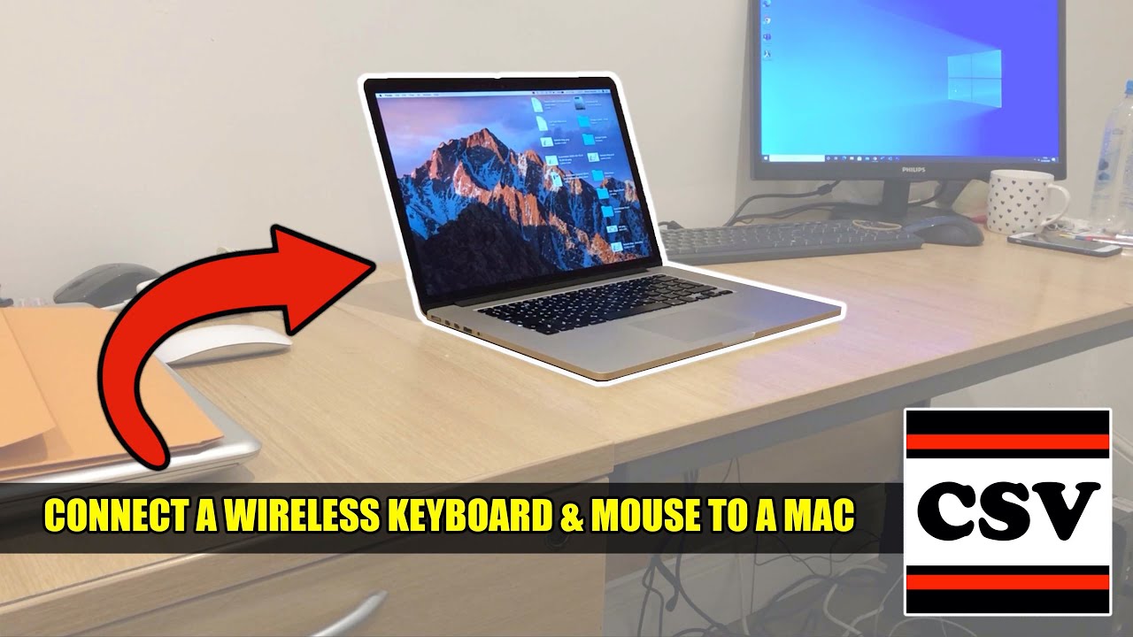 How To CONNECT A Wireless Keyboard Mouse To A MacBook Pro New YouTube