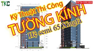 Mặt Dựng Nhôm Kính Xingfa hệ 65 Giấu Đố