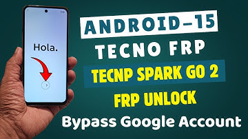 Android 15 - Tecno Spark Go 2 (KM4) Bypass FRP / Reset Google Account  - Latest Security 2025