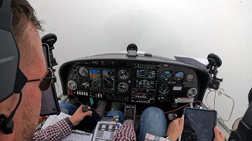 Intense Frontal IFR into Prague in the Diamond DA40