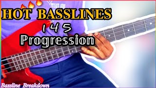 How To Play Seben Groove Bassline on 'Africa Praise 1 4 5 Progression' Bass Lessons