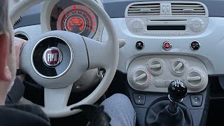 Műszaki vizsgázik  a Fiat 500