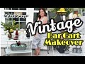 VINTAGE BAR CART MAKEOVER | STYLING FOR EVERYDAY + ENTERTAINING | Bloom Creative Co.