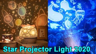 New Upgrade Star Projector Night Light with Built-in Wind Up Music Box Review