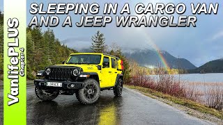 What I use to sleep in a Cargo Van & Jeep Wrangler  Vanlife Options