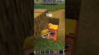 Minecraft Trap #shorts #minecraft