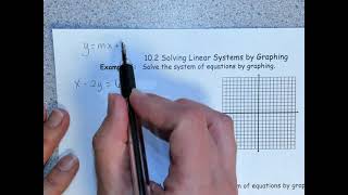 9-2 Graph to Solve Linear Systems