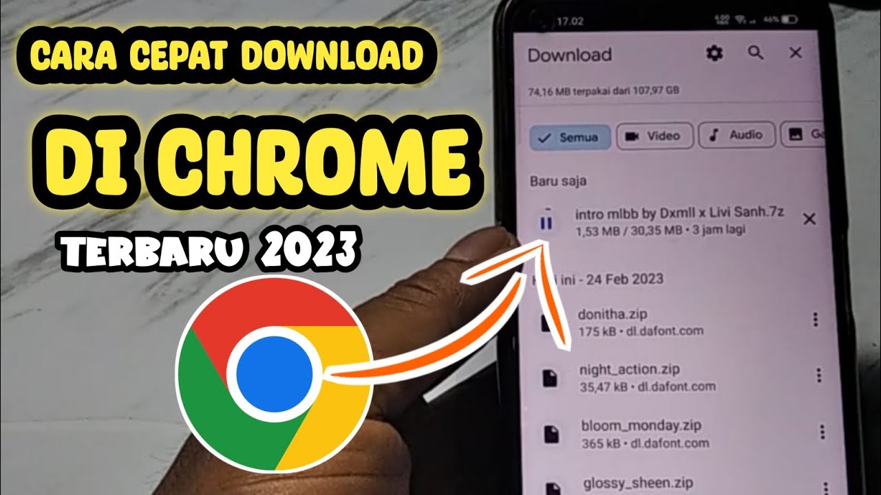 CARA MEMPERCEPAT PROSES DOWNLOAD DI CHROME TERBARU 2023 YouTube