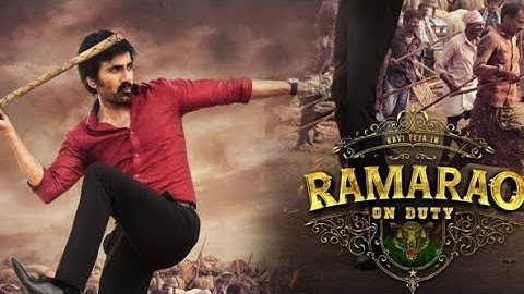Rama Rao On Duty (Hindi Dubbed) | Ravi Teja | Full Action Thriller Movie