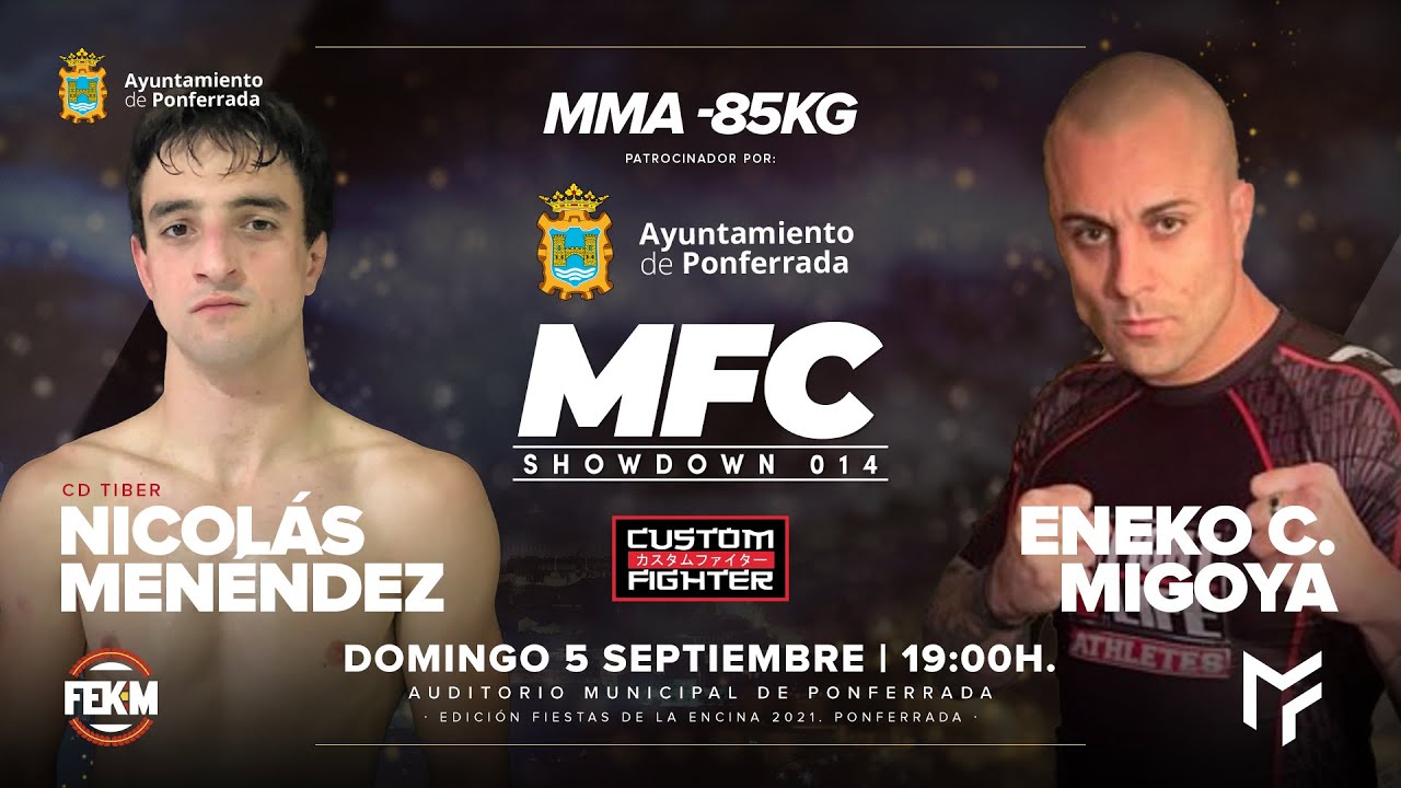 MFC014 HL MMA -87 KG NICOLAS MENENDEZ VS ENEKO MIGOYA