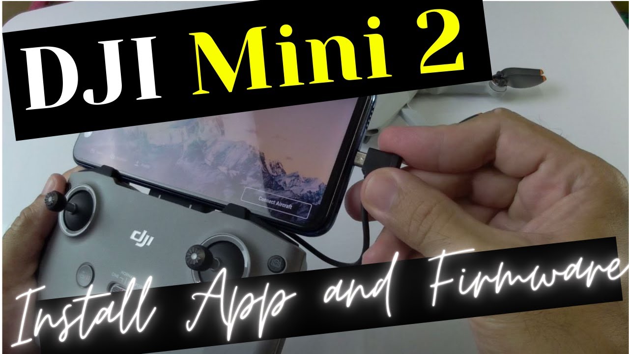 DJI Mini 2 How to Install App and Firmware Update ( Filipino/Tagalog )