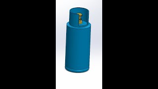 “SolidWorks Tutorial: Mastering Gas Cylinder Design | StepbyStep Guide & Tips”