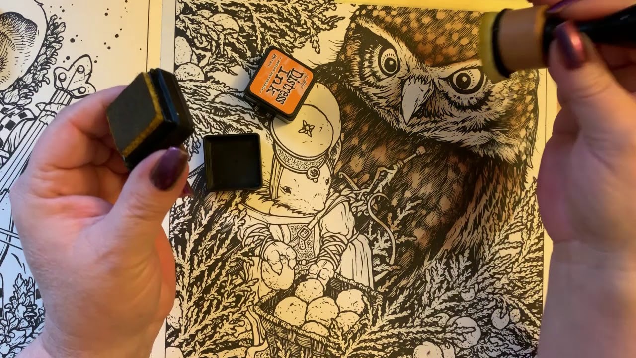 Mouse Guard - чернила Distress