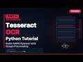 Tesseract OCR Python Tutorial for Beginners | Build ANPR System with Image Processing - Part 4