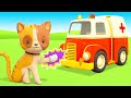 Le chiot et le chaton sont malades ! Le travail de l'ambulance 🚑