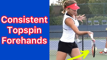How To Hit Consistent Topspin Forehands (Pro Tennis Technique)