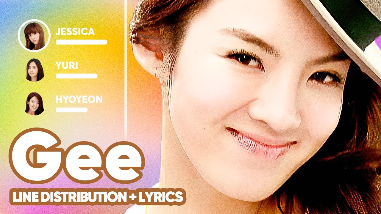 Girls Generation   Gee Line Distribution  Lyrics Karaoke PATREON REQUESTED