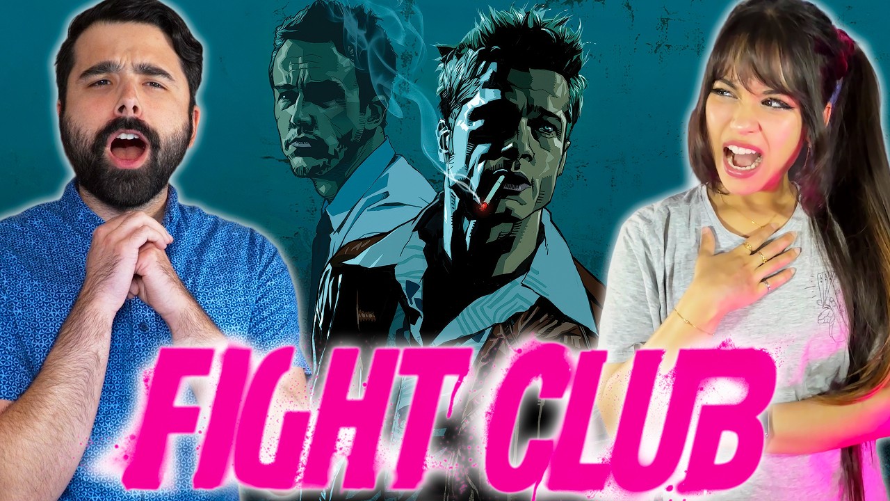 We Watched FIGHT CLUB For her First Time!! (MOVIE REACTION)