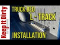 Raptor Bed L track Installation