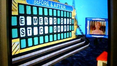 Playstation Wheel of Fortune Run Game 32 Part 1