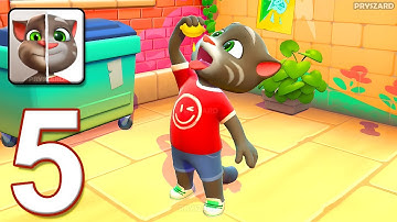 Talking Tom Cat - Gameplay Walkthrough Part 5 - New Update All MiniGames (iOS, Android)