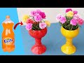 Beautiful Cup Shaped Flower Pot Ideas From Plastic Bottles Left To Plant Portulaca