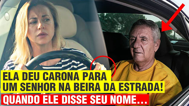 Mulher dá carona para senhor na beira da estrada. Quando ele disse o nome dela...
