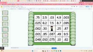 Decimals Bingo - Football-Themed